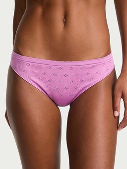 Victoria's Secret - Purple Seamless Eyelet Bikini Panty