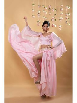 MONK & MEI - Roshni Silk Lehenga and Top