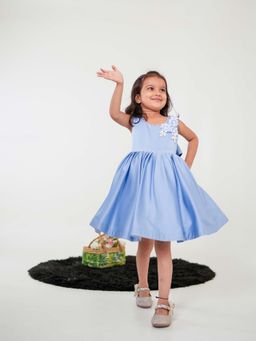 Twirly Tutus - Blue Morning Glory Mist Dress