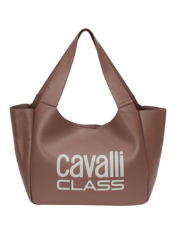 Cavalli Class - Tan Solid Handbag