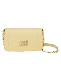 Cavalli Class - Yellow Solid Sling Bag
