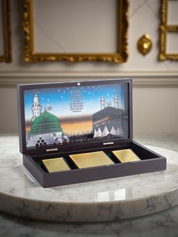 Golden Peacock - Islamic Pooja Box