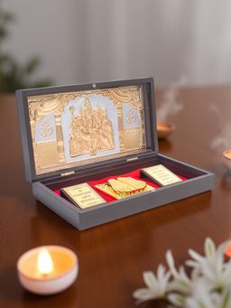 Golden Peacock - Spiritual Shiv Parivar Box