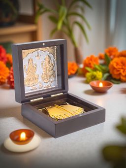 Golden Peacock - Shubh Labh Pooja Box