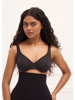 Underneat - Women Non-Padded Seamless Minimizer Bra Black