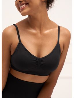 Underneat - Women Full Coverage Push-Up Bra Black