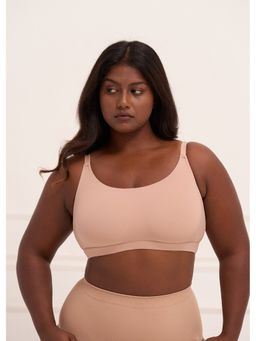 Underneat - Women Full Coverage Push-Up Bra Beige