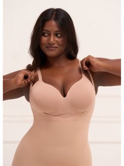 Underneat - Women Seamless Wireless Support Bra Beige