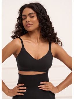 Underneat - Women Seamless Full Coverage Bralette Black