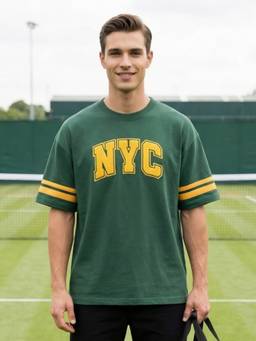 Nobero - Premium Green Oversized T-Shirt