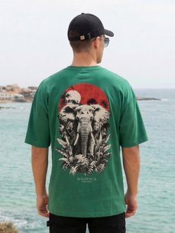 Nobero - Premium Green Oversized T-Shirt