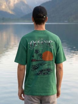 Nobero - Premium Green Oversized T-Shirt