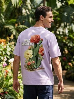 Nobero - Premium Purple Oversized T-Shirt