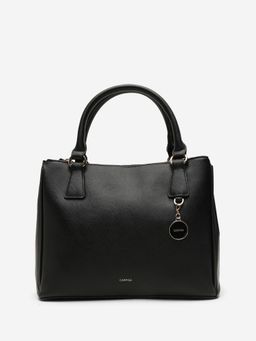 CARPISA ITALIA - Women Loto Black Handbag with Detachable Strap (L)