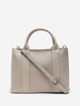 CARPISA ITALIA - Women Edvige Off White Tote Bag with Detachable Strap (M)