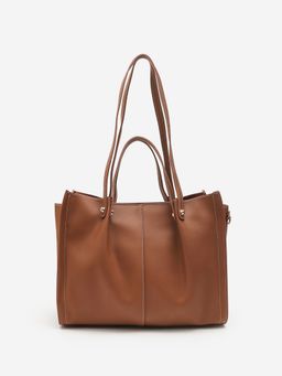 CARPISA ITALIA - Women Aster Brown Solid Tote Bag (L)
