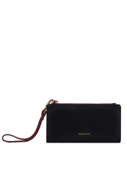 MIRAGGIO - Women Car Black Wristlet Wallet (S)