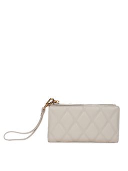 MIRAGGIO - Women Amaya Off White Wristlet Wallet (S)