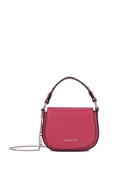 MIRAGGIO - Women Damie Pink Solid Crossbody Sling Bag (S)