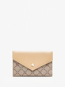 CARPISA ITALIA - Women Diana Cream Geometric Wallet (M)