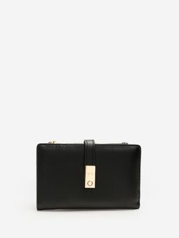 CARPISA ITALIA - Women Petunia Black Solid Wallet (M)