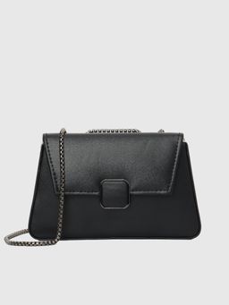 Caprese - Women Lilo Black Solid Sling Bag (M)