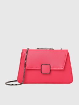 Caprese - Women Lilo Fuchsia Pink Sling Bag (M)