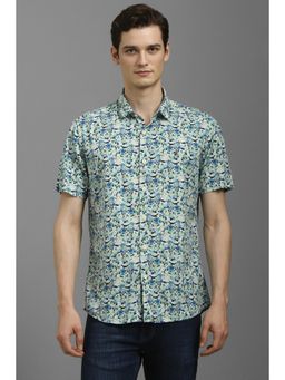 Louis Philippe - Men Multi-Color Slim Fit Floral Print Casual Shirt