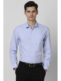 Peter England - Men Blue Slim Fit Full Sleeves Formal Shirt