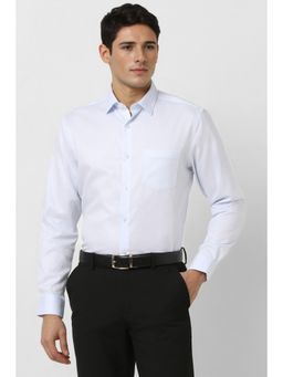 Peter England - Men Light Blue Regular Fit Full Sleeves Formal Shirt