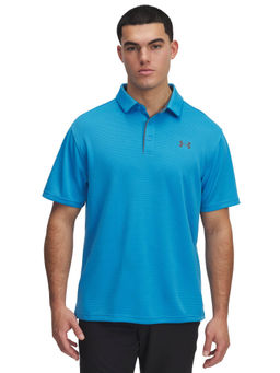 Under Armour - Blue Solid Regular Fit Polo T-shirt