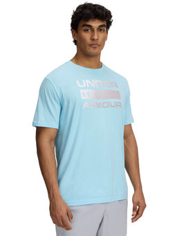 Under Armour - Blue Solid Regular Fit T-shirt
