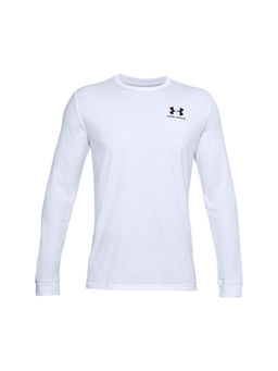 Under Armour - White Solid Regular Fit T-shirt