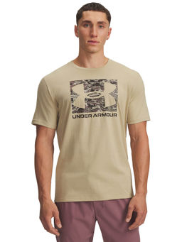 Under Armour - Brown Printed Regular Fit T-shirt