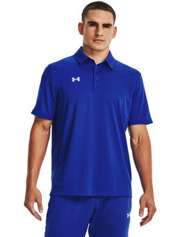 Under Armour - Blue Solid Regular Fit Polo T-shirt