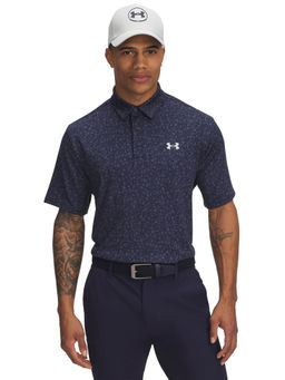 Under Armour - Blue Solid Regular Fit Polo T-shirt