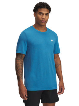Under Armour - Blue Solid Regular Fit T-shirt