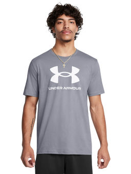 Under Armour - Grey Solid Regular Fit T-shirt
