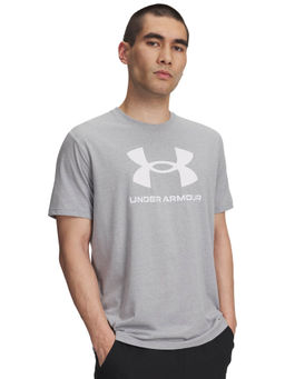Under Armour - Grey Solid Regular Fit T-shirt