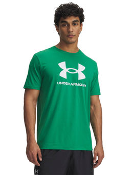 Under Armour - Green Solid Regular Fit T-shirt