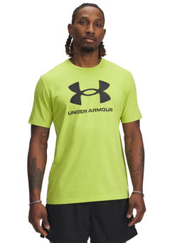 Under Armour - Green Solid Regular Fit T-shirt