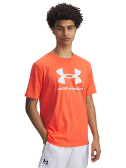Under Armour - Orange Solid Regular Fit T-shirt