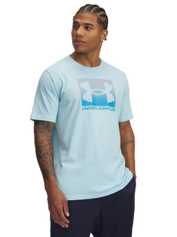 Under Armour - Blue Solid Regular Fit T-shirt