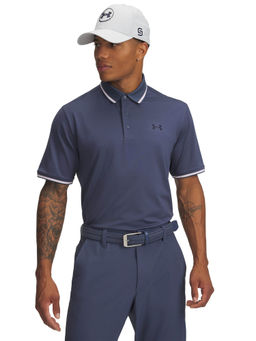 Under Armour - Grey Solid Regular Fit Polo T-shirt