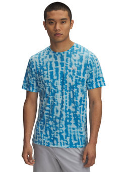 Under Armour - Blue Printed Regular Fit T-shirt