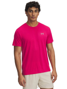 Under Armour - Pink Solid Regular Fit T-shirt