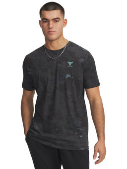 Under Armour - Black Printed Regular Fit T-shirt
