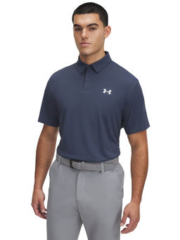 Under Armour - Grey Solid Regular Fit Polo T-shirt