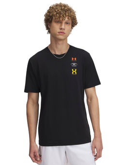Under Armour - Black Printed Regular Fit T-shirt