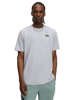 Under Armour - Grey Printed Regular Fit T-shirt